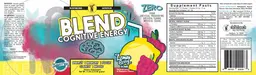 Label for Blend Cognitive Energy Lemon Berry Bomb