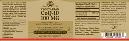 Label for Vegetarian CoQ-10 100 mg
