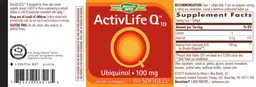 Label for ActivLife Q10 100 mg