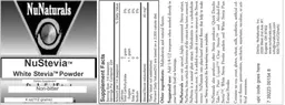Label for NuStevia