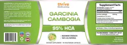 Label for Garcinia Cambogia