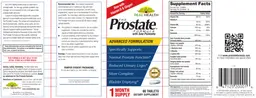 Label for The Prostate Formula