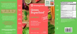 Label for Green Superfood Energy Watermelon