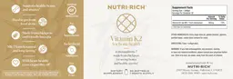 Label for Vitamin K2