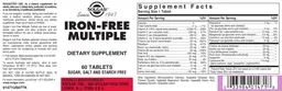 Label for Iron-Free Multiple