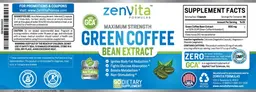 Label for Green Coffee Bean Extract