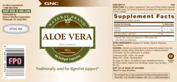 Label for Aloe Vera 100:1 Concentration