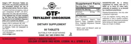 Label for GTF Trivalent Chromium