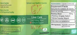 Label for Liver Care
