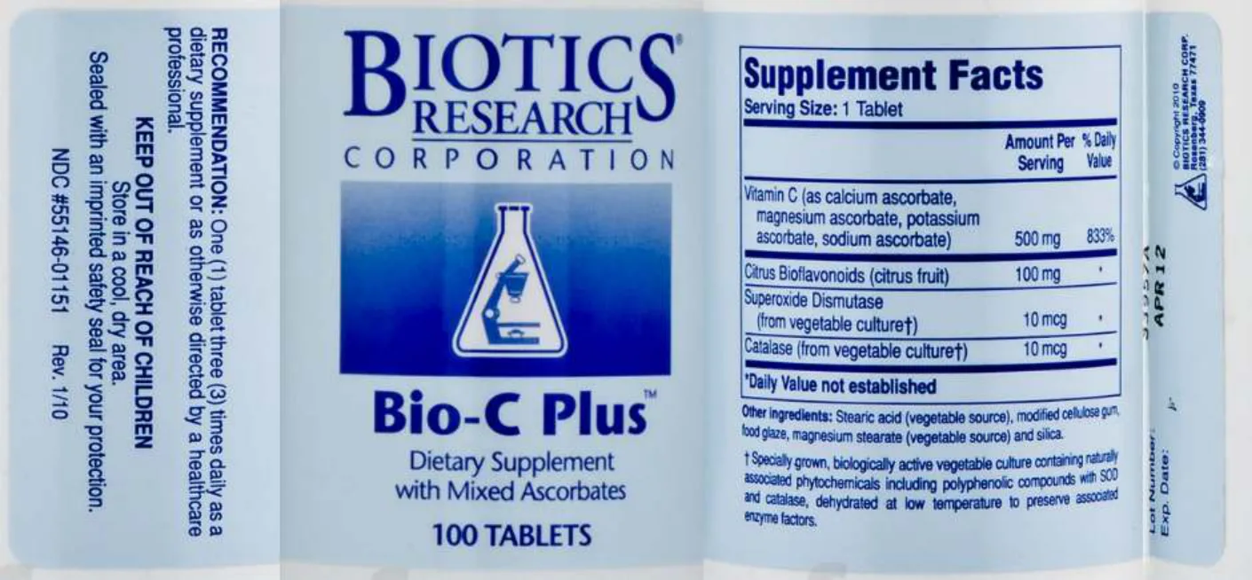 Label for Bio-C Plus
