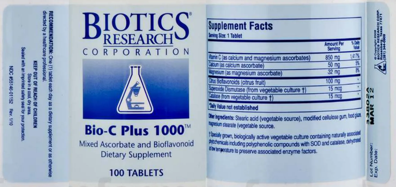 Label for Bio-C Plus 1000
