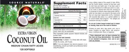 Label for Coconut Oil