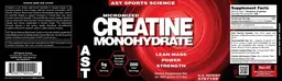 Label for Micronized Creatine Monohydrate