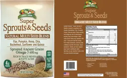 Label for Super Sprouts & Seeds