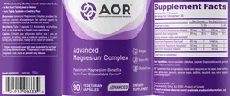 Label for Advanced Magnesium Complex