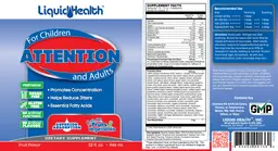 Label for Attention Fruit Flavor
