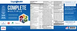 Label for Complete Multiple Natural Berry Flavor