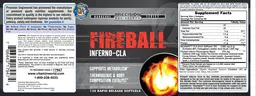 Label for Fireball Inferno-CLA