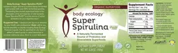 Label for Super Spirulina Plus