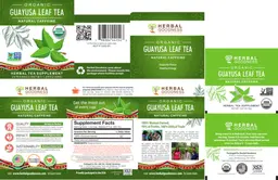 Label for Organic Guayusa Leaf Tea