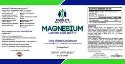 Label for Magnesium