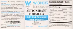 Label for Antioxidant Formula High Potency