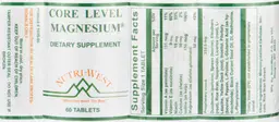 Label for Core Level Magnesium