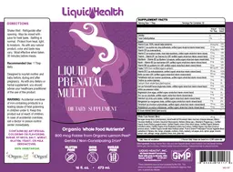 Label for Liquid Prenatal Multi