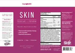Label for Skin Rescue + Renew