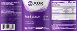 Label for Fem Balance