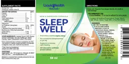 Label for Sleep Well