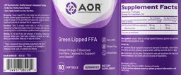 Label for Green Lipped FFA