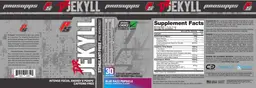 Label for Dr Jekyll Stimulant Free Blue Razz Popsicle