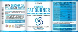 Label for Premium Fat Burner Extra Strength