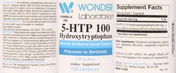 Label for 5-HTP 100