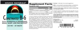 Label for Coenzymated B-6 333 mg