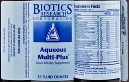 Label for Aqueous Multi-Plus