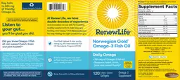 Label for Omega-3 Fish Oil