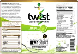 Label for Twist Key Lime