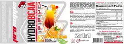 Label for HydroBCAA Sex On The Beach