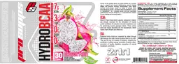 Label for HydroBCAA Dragon Fruit