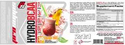 Label for HydroBCAA Miami Vice