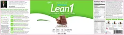 Label for Lean1 Fat-Burning Protein Shake Chocolate