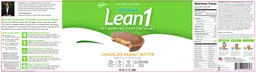 Label for Lean1 Fat-Burning Protein Shake Chocolate Peanut Butter