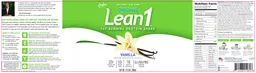 Label for Lean1 Fat-Burning Protein Shake Vanilla