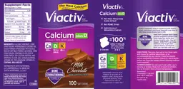 Label for Calcium plus D Milk Chocolate