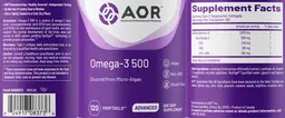 Label for Omega-3 500