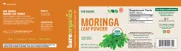 Label for Moringa Leaf Powder