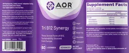 Label for Tri B12 Synergy