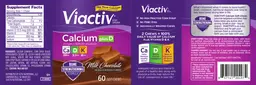 Label for Calcium plus D Milk Chocolate